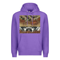 Purple cowhide leopard camouflage Premium Hoodie - Jasminsmagicworld