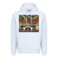 White cowhide leopard camouflage Premium Hoodie - Jasminsmagicworld