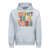 Heather Grey eight is a vibe Urban Hoodie - MaliasSmallBusiness