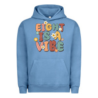 Pigment Pebble Blue eight is a vibe Urban Hoodie - MaliasSmallBusiness