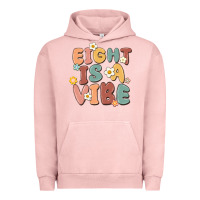 Pigment Salmon eight is a vibe Urban Hoodie - MaliasSmallBusiness