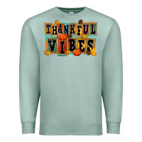 Thankful Vibes Premium Sweatshirt | Teevron