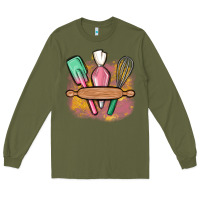 Army Green customized kitchen elements Long Sleeve Tee - MaliasSmallBusiness