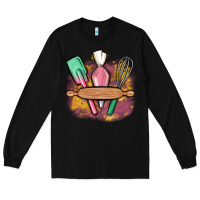 Black customized kitchen elements Long Sleeve Tee - MaliasSmallBusiness
