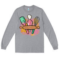 Heather Grey customized kitchen elements Long Sleeve Tee - MaliasSmallBusiness