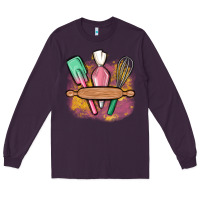 Plum customized kitchen elements Long Sleeve Tee - MaliasSmallBusiness