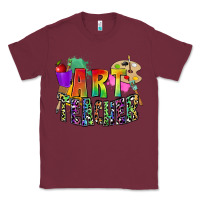 Burgundy art teacher Classic Tee - Zillion Design Studio