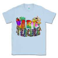 Dusty Blue art teacher Classic Tee - Zillion Design Studio
