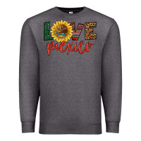 Charcoal Heather love mexico Premium Sweatshirt - HRA Design Shop