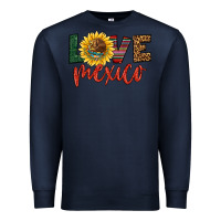 Navy love mexico Premium Sweatshirt - HRA Design Shop