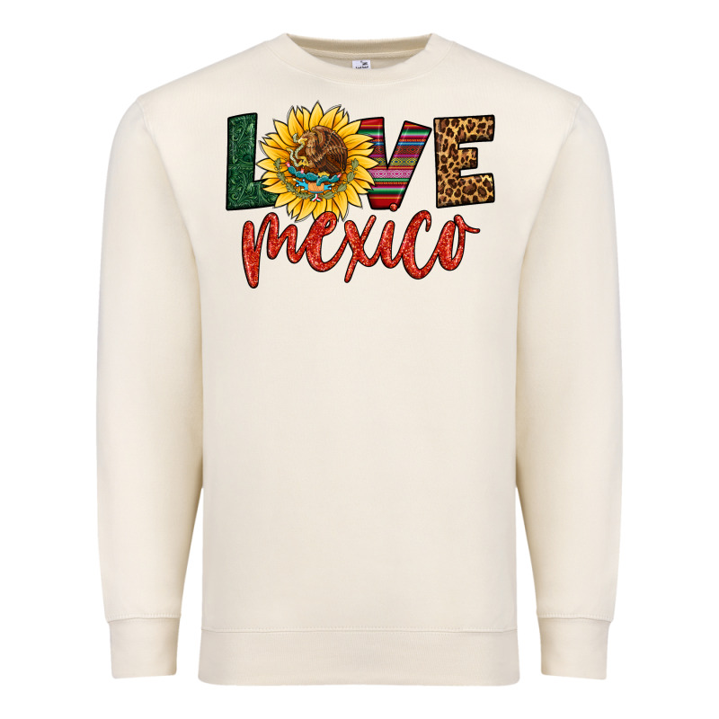 Love Mexico Premium Sweatshirt by HRA Design Shop | Teevron