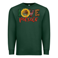 Sports Green love mexico Premium Sweatshirt - HRA Design Shop