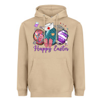Mushroom happy easter eggs nurse n Heavyweight Hoodie - Neo Western