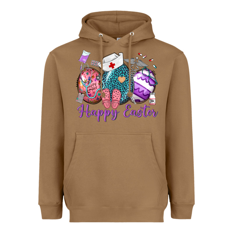 Happy Easter Eggs Nurse N Heavyweight Hoodie by Neo Western | Teevron