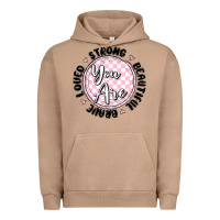 Pigment Burro you are strong Urban Hoodie - MaliasSmallBusiness