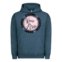 Pigment Midnight Navy you are strong Urban Hoodie - MaliasSmallBusiness