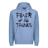 Colony Blue Fixer Of All Things Premium Hoodie - LillyAllenDesigns