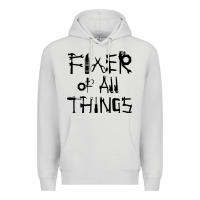 Dove Grey Fixer Of All Things Premium Hoodie - LillyAllenDesigns