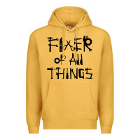 Mustard Fixer Of All Things Premium Hoodie - LillyAllenDesigns