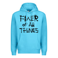 Ocean Blue Fixer Of All Things Premium Hoodie - LillyAllenDesigns