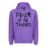 Purple Fixer Of All Things Premium Hoodie - LillyAllenDesigns