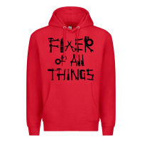 Red Fixer Of All Things Premium Hoodie - LillyAllenDesigns