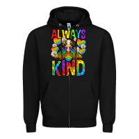 Black always bee kind pride lgbtq Zipper Hoodie - texasbilliewilder