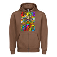 Chestnut always bee kind pride lgbtq Zipper Hoodie - texasbilliewilder