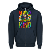 Navy always bee kind pride lgbtq Zipper Hoodie - texasbilliewilder