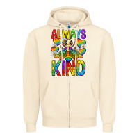 Sandshell always bee kind pride lgbtq Zipper Hoodie - texasbilliewilder