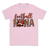 Bubblegum Pink football nana with leopard Classic Tee - texasbilliewilder