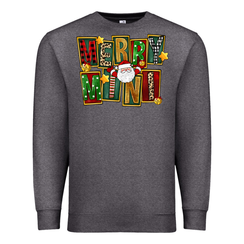 Christmas Merry Mini Premium Sweatshirt by FaDigitalArtStudio | Teevron