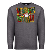 Charcoal Heather Christmas merry mini Premium Sweatshirt - FaDigitalArtStudio