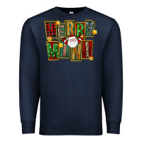 Navy Christmas merry mini Premium Sweatshirt - FaDigitalArtStudio