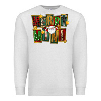Oatmeal Heather Christmas merry mini Premium Sweatshirt - FaDigitalArtStudio