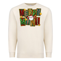 Sandshell Christmas merry mini Premium Sweatshirt - FaDigitalArtStudio