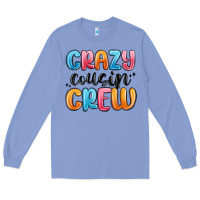 Colony Blue crazy cousin crew Long Sleeve Tee - MaliasSmallBusiness
