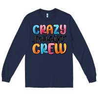 Navy crazy cousin crew Long Sleeve Tee - MaliasSmallBusiness