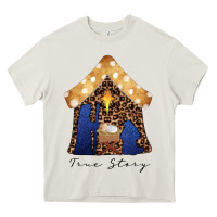Cream True Story Black Heavy Core Tee - CowhideDigitalArt