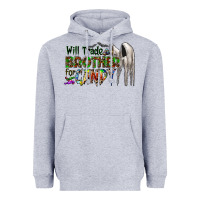 Heather Grey will trade brother for candy Heavyweight Hoodie - CowhideDigitalArt