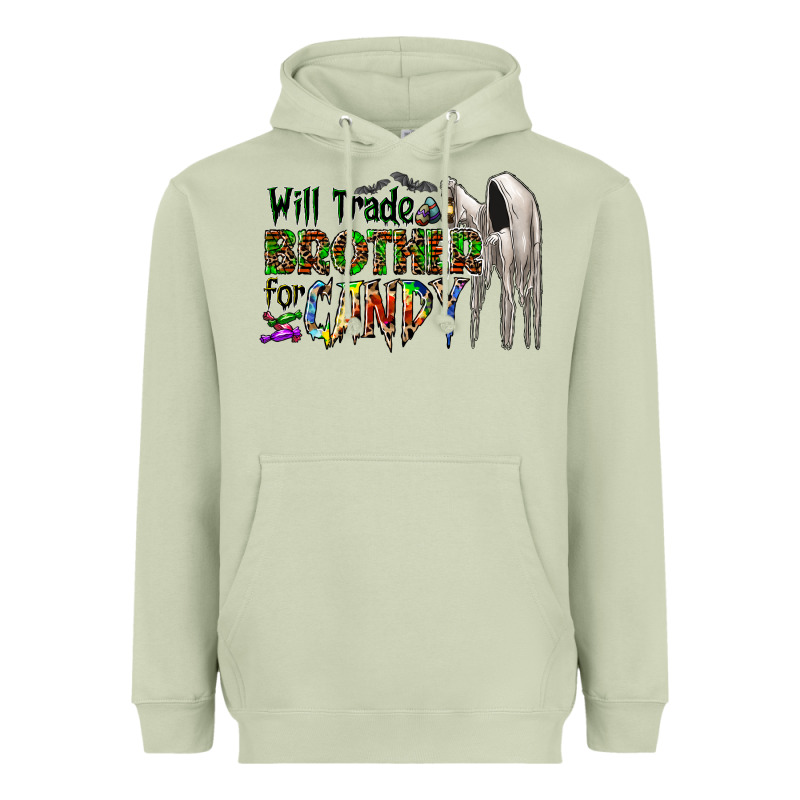 Will Trade Brother For Candy Heavyweight Hoodie by CowhideDigitalArt | Teevron