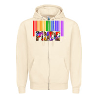 Sandshell barcode pride Zipper Hoodie - texasbilliewilder