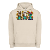 Pigment French Oak western bunny Urban Hoodie - MaliasSmallBusiness