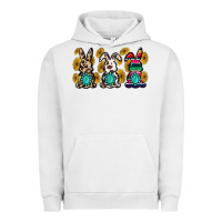 Pigment Lunar Rock western bunny Urban Hoodie - MaliasSmallBusiness