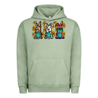 Pigment Oil Green western bunny Urban Hoodie - MaliasSmallBusiness