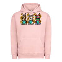 Pigment Salmon western bunny Urban Hoodie - MaliasSmallBusiness