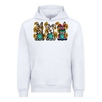 White western bunny Urban Hoodie - MaliasSmallBusiness