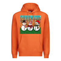 Carrot christmas snovman Premium Hoodie - BarkalooDesign