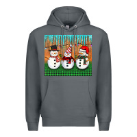 Rock christmas snovman Premium Hoodie - BarkalooDesign