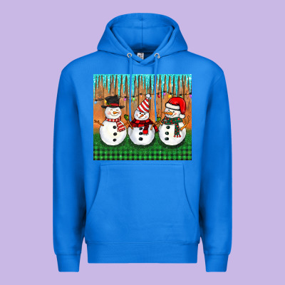 Christmas Snovman Premium Hoodie Designed By Barkaloodesign